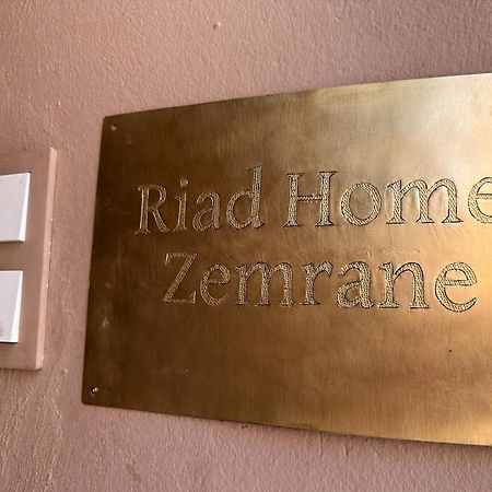 Riad Home Zemrane Marrakesh Exterior foto