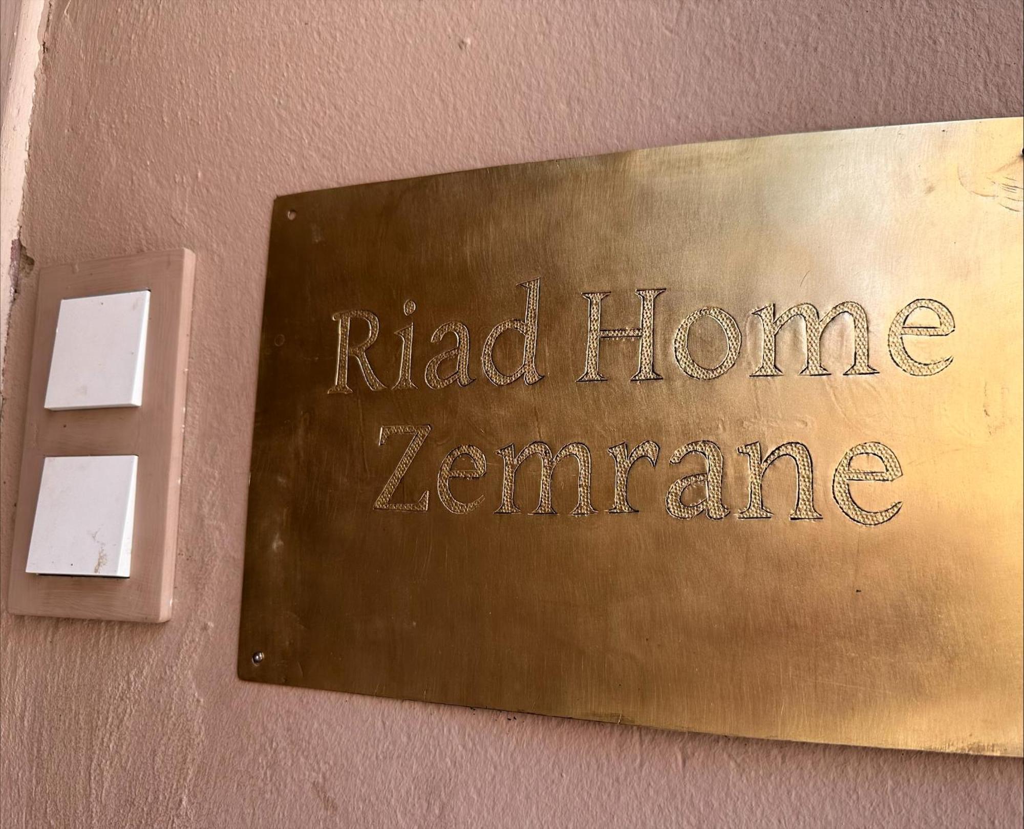 Riad Home Zemrane Marrakesh Exterior foto